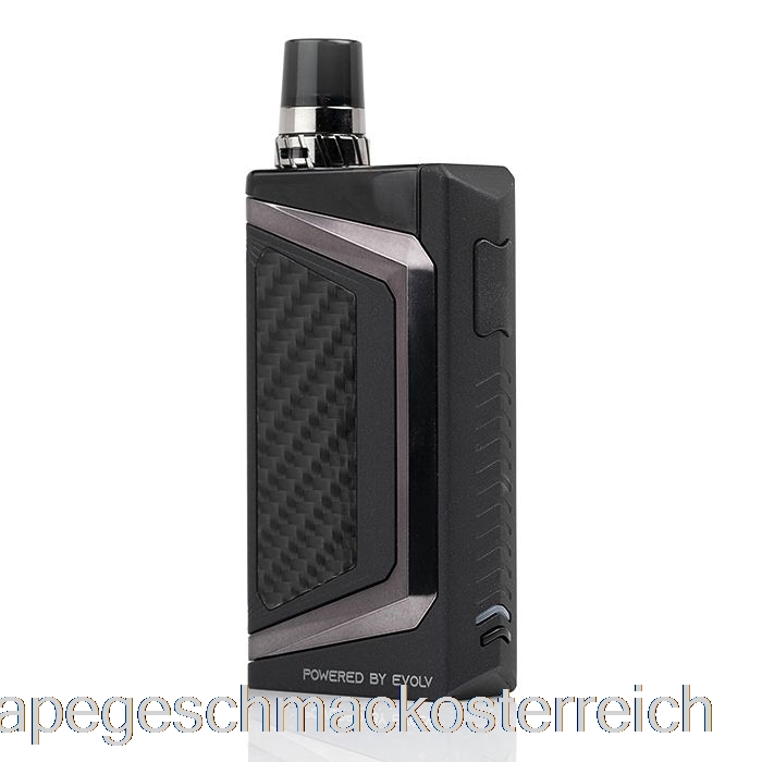Wismec Preva DNA 20 W Pod-System, Schwarze Kohlefaser, Vape-Geschmack